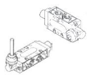 UNIVER - CM-9402A Pim / Yay 1/4” - 5/2 Popet Sistem Yumuşak Yaylı Mekanik Valf