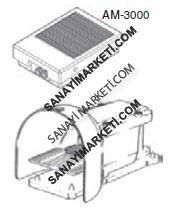 AM-3000 4mm - 3/2 PEDAL VALFİ