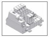 UNIVER - TSCFN24S0300 3 mt. Kablolu 25 Çıkışlı Dişi Soket DAHİLİ MULTİPİN SOKETLİ VALFİ BAĞLANTI PLEYTİ (Çıkış Havası Valften)