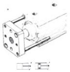 UNIMET - 5 Ø16 W110 Yataklı Tip Short Strok Silindir