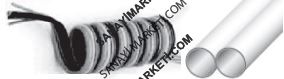 SMTE4X6D675 4’lü 4 x (6x4) -40°C - +60°C PU Poliüretan Spiral Birleşik (Çoklu) Hortum