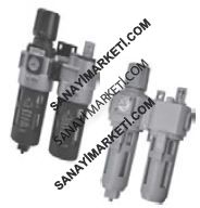 MACP200L-8A 1/4” FR+L+m İkili Şartlandırıcı Manometreli