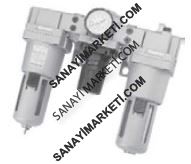 MACC300-8A 1/4” F+R+L+m Üçlü Şartlandırıcı Manometreli