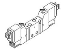 MINDMAN - MVSF-100-4E1-DC24 M3 5/2 Tek Bobinli Valf MVSF – MVSY Serileri M3 – M5 Ölçülü 3/2 – 5/2 – 5/3 Selenoid Valf