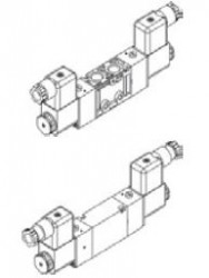 MINDMAN - MVSC-220-3E1-NC 1/4'' 3/2 N.K.Tek Bobinli Valf MVSC – MVSY Serileri 1/4'' Ölçülü 3/2 – 5/2 – 5/3 Selenoid Valf