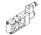 MINDMAN - MVSC-300-3E1-NC 3/8'' 3/2 N.K.Tek Bobinli Valf MVSC – MVSY Serileri 1/4'' Ölçülü 3/2 – 5/2 – 5/3 Selenoid Valf