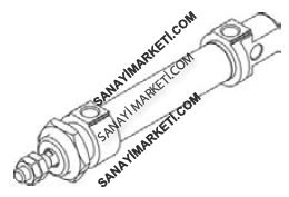 50 Ø16 ISO-6431 MCMI SERİSİ STANDART MANYETİK KALEM SİLİNDİR