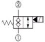 WINNER HYDRAULICS - EP-08W-2A-31-*-05ET VALFLER - 2/2 SELENOID VALFLER